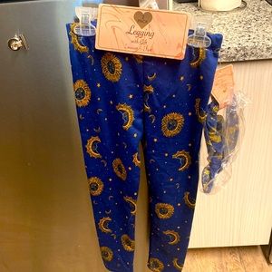 Girls leggings with matching headband